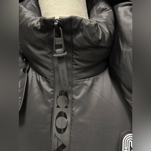 Men’s Coach Colorblock Down Puffer Jacket XXL Bl w/  Signature C NWT - Picture 11 of 16